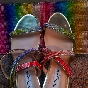 Shoe and cluch purse